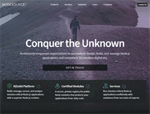 Tablet Screenshot of nodesource.com